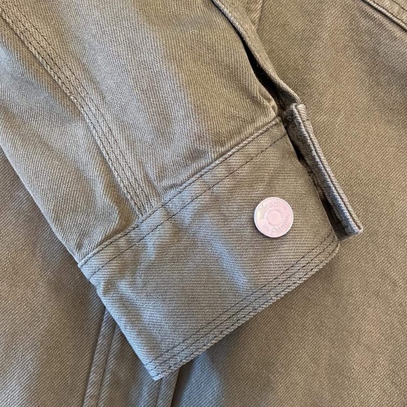 ✨HOST PICK✨ Aritzia Wilfred Free Denim Utility Ganna Jacket - GD Fatigue - Picture 6 of 8